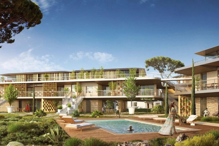 Porto vecchio, Cala Rossa. Appartenets et villas proche plage avec piscine