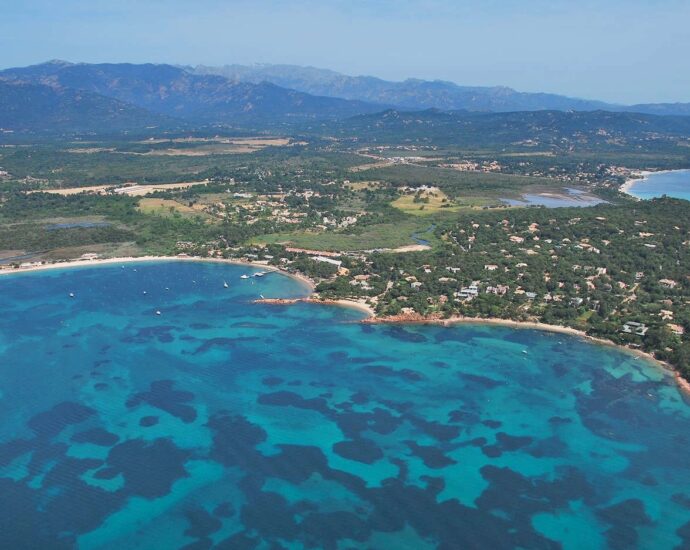 Porto vecchio, Cala Rossa. Appartenets et villas proche plage avec piscine
