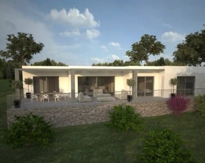 Exclusive Listing: Hameau de Togna, Sari-Solenzara, Land with Building Permit, Sea and Mountain Views