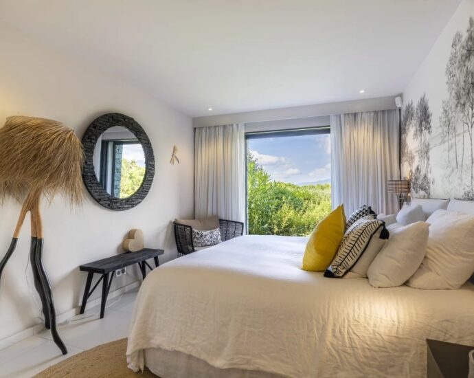 Porto Vecchio, Domaine de Cala Rossa, Villa 4 chambres, piscine, vue mer,