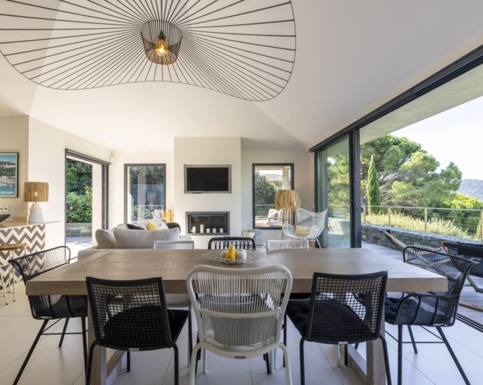 Porto Vecchio, Domaine de Cala Rossa, Villa 4 chambres, piscine, vue mer,