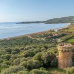 Propriano, Olmeto, Tour Génoise, 3 bedrooms, swimming pool, panoramic sea view, close to the beach