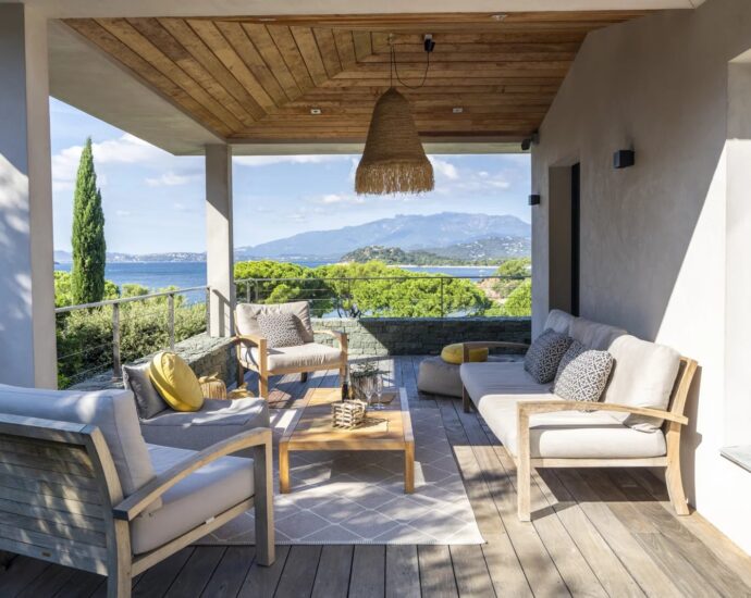 Porto Vecchio, Domaine de Cala Rossa, Villa 4 chambres, piscine, vue mer,