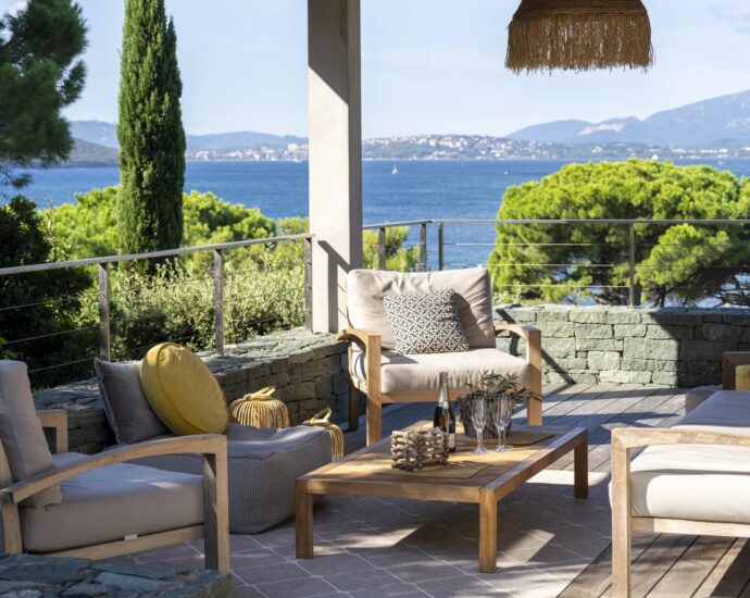 Porto Vecchio, Domaine de Cala Rossa, Villa 4 chambres, piscine, vue mer,