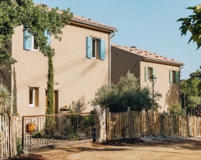 Balagne, Pigna, Villa 3 chambres, piscine, plage à pied