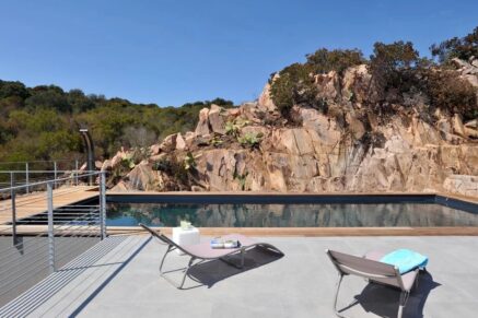 Porto Vecchio, Palombaggia, villa 4 bedrooms, swimming-pool and sea view,