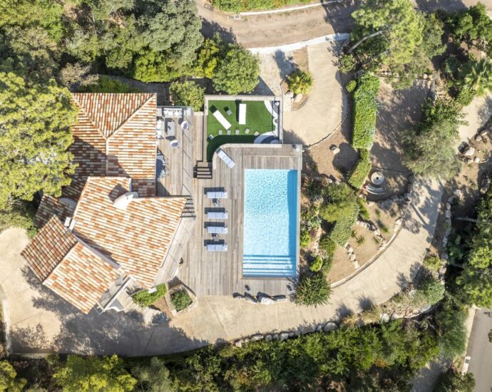 Domaine de Cala Rossa, Villa 4 chambres, piscine, vue mer et proche plage