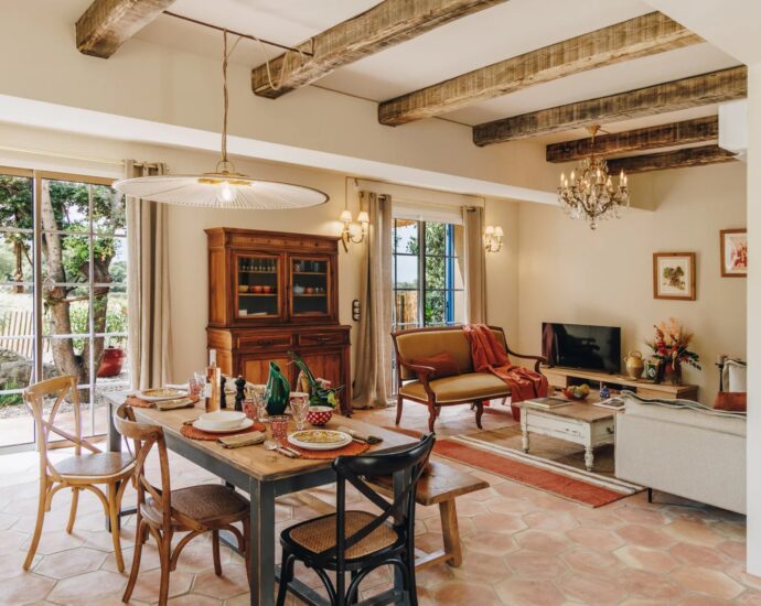 Balagne, Pigna, Villa 3 chambres, piscine, plage à pied