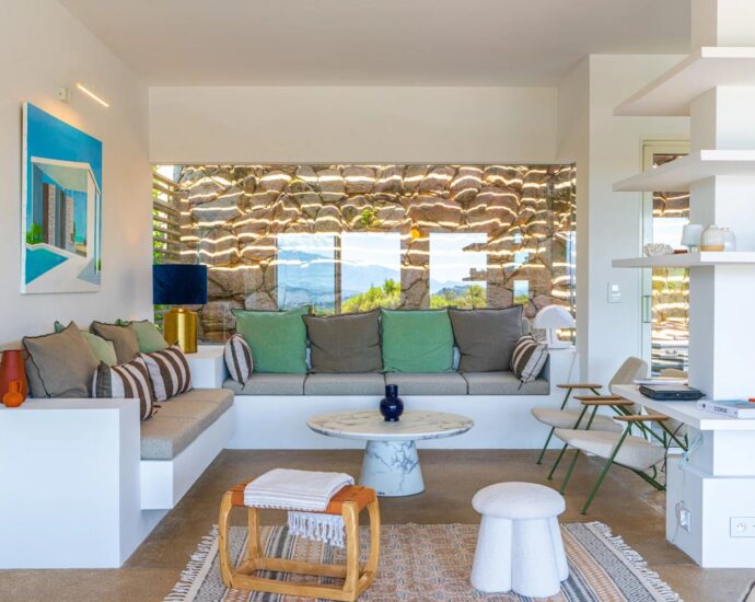 Porto Vecchio, Domaine de Cala Rossa, villa 5 chambres, piscine, plage à pied