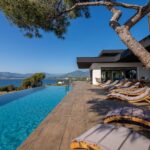 Ajaccio, Villa avec vue mer panoramique, 7 chambres, piscine, proche plage