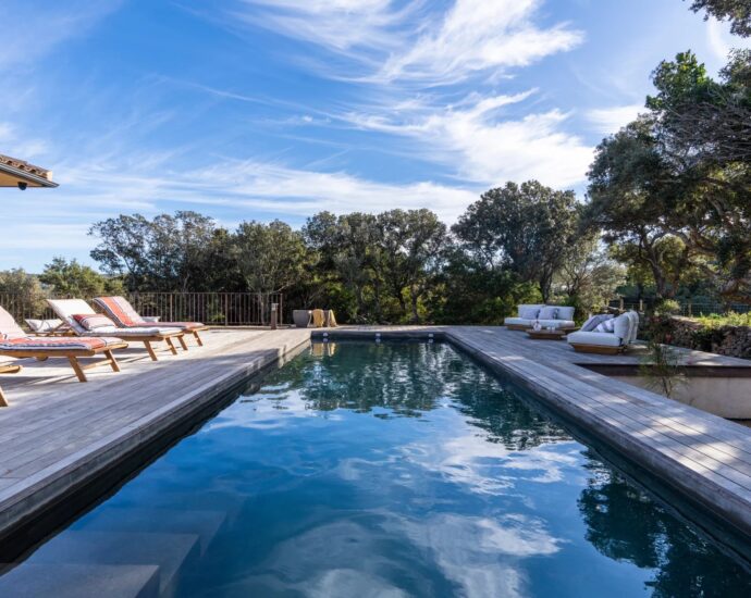 Pianottoli-Caldarello, 4 bedroom villa, pool, mountain views, close to the beach