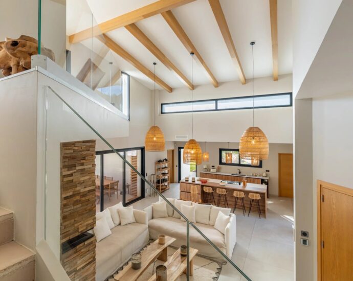 Domaine privé, villa 5 chambres, piscine, plage à pied, Villa Arena