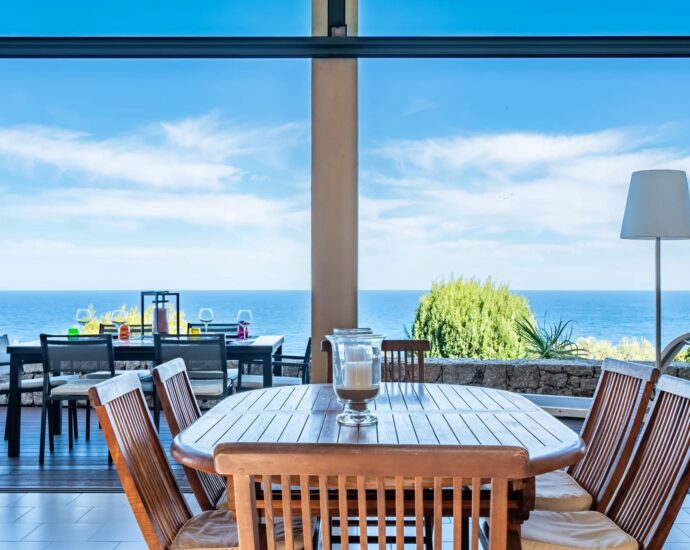 Corbara, Villa vue mer panoramique, 4 chambres, piscine, proche plage