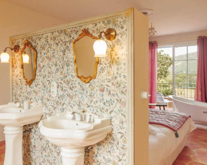 Balagne, Pigna, Villa 3 chambres, piscine, plage à pied