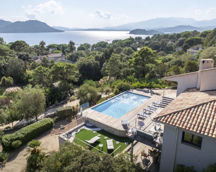 Domaine de Cala Rossa, Villa 4 chambres, piscine, vue mer et proche plage
