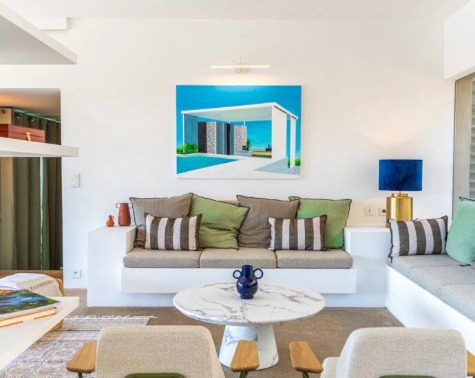 Porto Vecchio, Domaine de Cala Rossa, villa 5 chambres, piscine, plage à pied