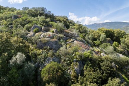 Exclusivité – Porto-Vecchio, terrain constructible avec permis et aperçu mer et montagnes