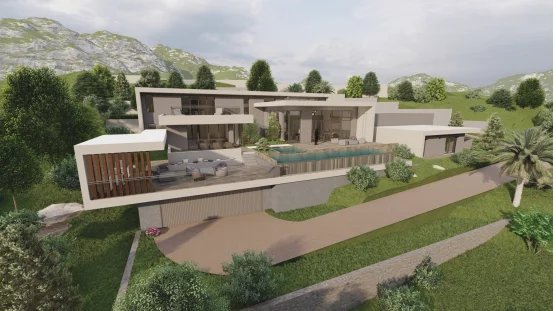 Greater Bastia, Borgo, Building Plot with Permit, Sea View, Close to Beaches and Shops