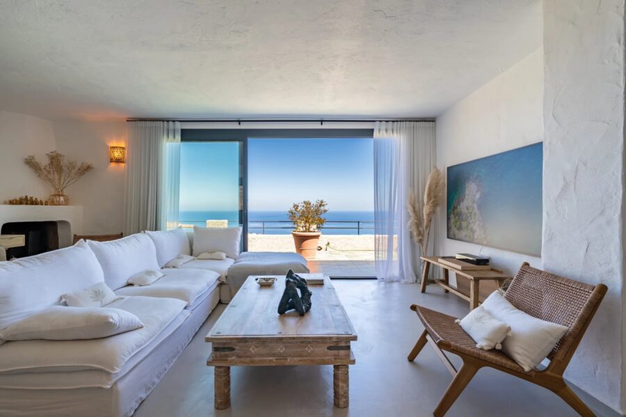 Monticello, villa 5 chambres, piscine, vue mer panoramique, proche plage