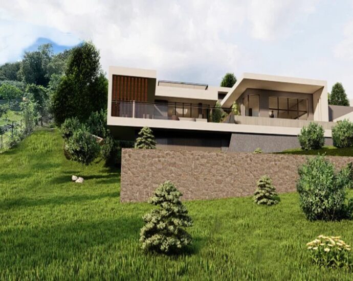 Greater Bastia, Borgo, Building Plot with Permit, Sea View, Close to Beaches and Shops