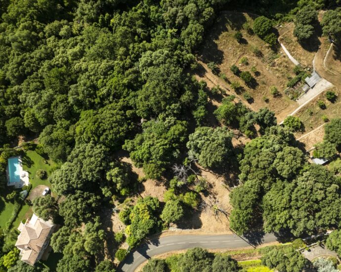 Greater Bastia, Borgo, Building Plot with Permit, Sea View, Close to Beaches and Shops