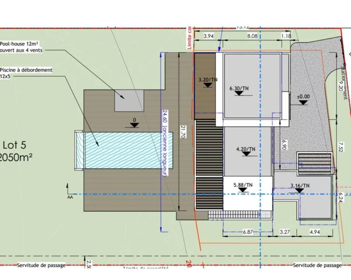 Sainte-Lucie de Porto-Vecchio, Arasu, terrain viabilisé, permis de construire, à proximité des plages