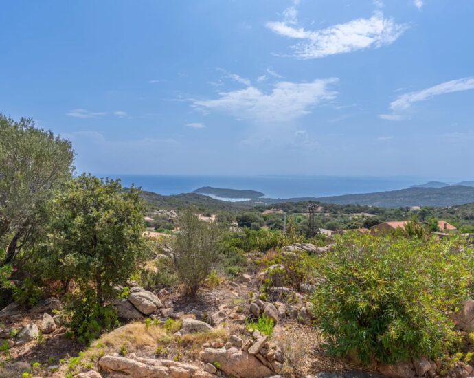 Bonifacio, Suartone, 3 bedrooms + 2 studios, sea view