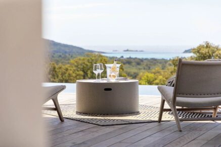 Lecci – Villa T6,  garage, piscine, avec vue mer panoramique