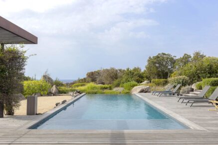 Exclusive, Pianottoli-Caldarello,  Architect-Designed Villa, 5 Bedrooms, Infinity Pool, Sea View , Near Chevano Beach