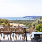 Lecci – Villa T6,  garage, piscine, avec vue mer panoramique