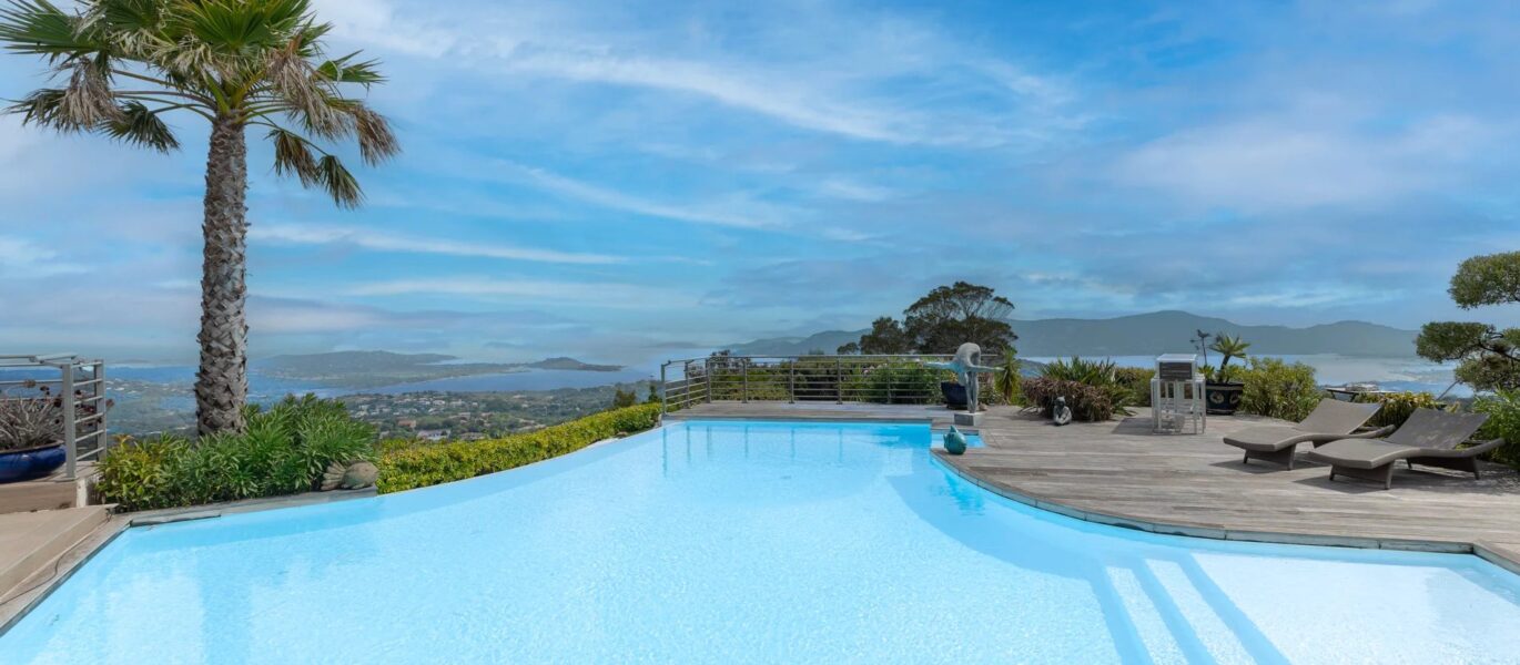 Porto-Vecchio, 6 Chambres, Piscine à débordement, Vue mer panoramique, Proche plage