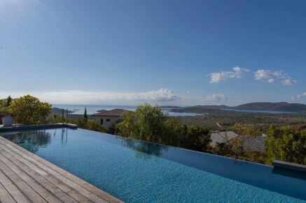 Saint-Cyprien, villa 6 chambres, piscine, vue mer panoramique, proche plage