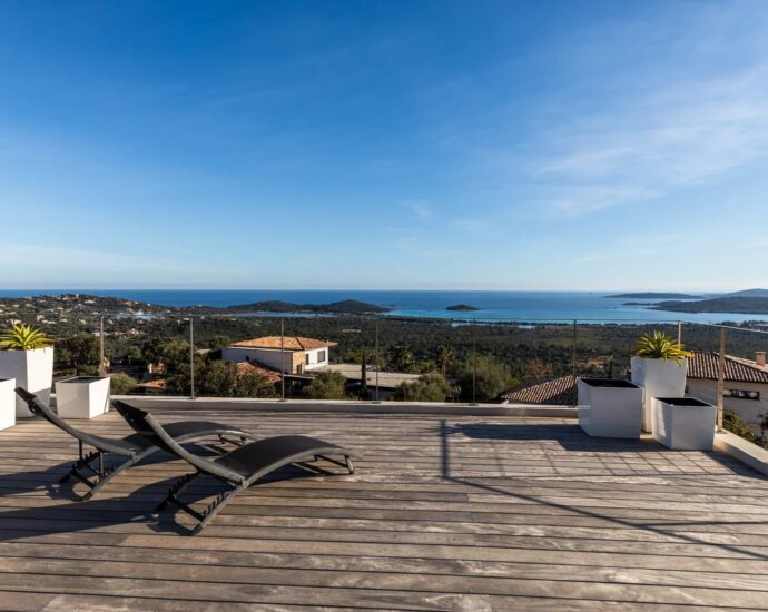 Saint-Cyprien, villa 6 chambres, piscine, vue mer panoramique, proche plage