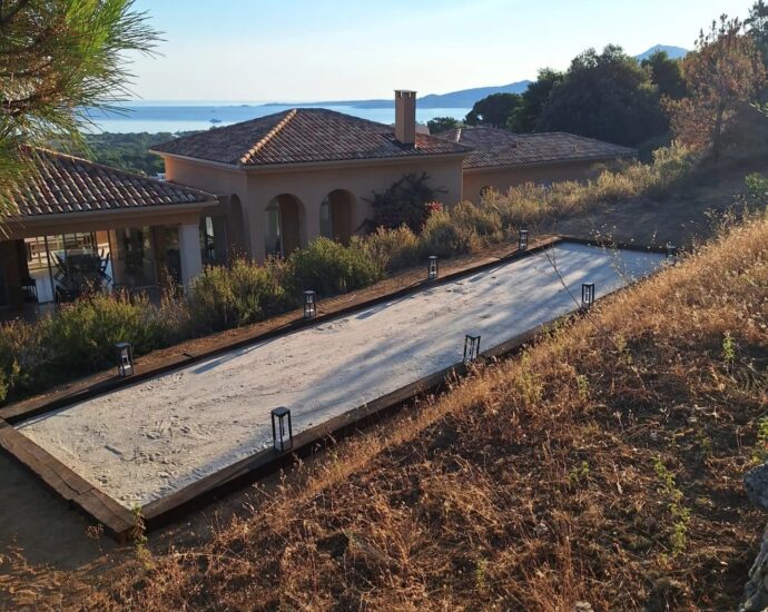 Calvi, villa, 5 bedroom, panoramic sea view, heated pool, close to beaches