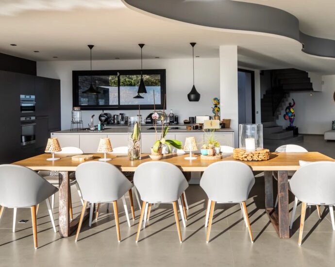 Saint-Cyprien, villa 6 chambres, piscine, vue mer panoramique, proche plage