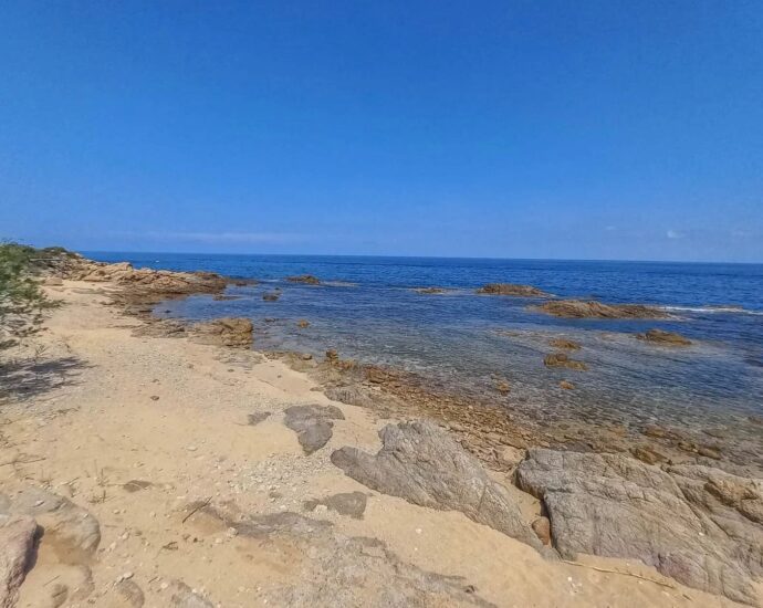 Favone, Villa pied dans l&rsquo;eau, 5 chambres, piscine, vue mer panoramique, plage à pied