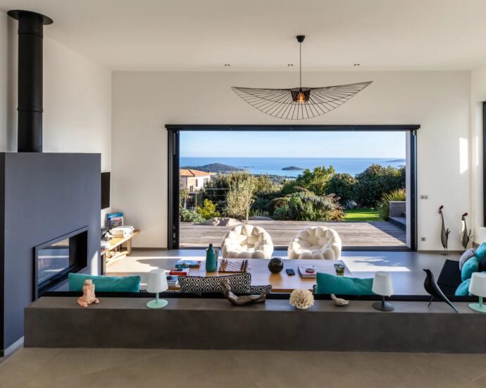 Saint-Cyprien, villa 6 chambres, piscine, vue mer panoramique, proche plage