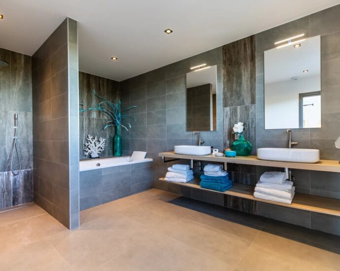 Saint-Cyprien, villa 6 chambres, piscine, vue mer panoramique, proche plage