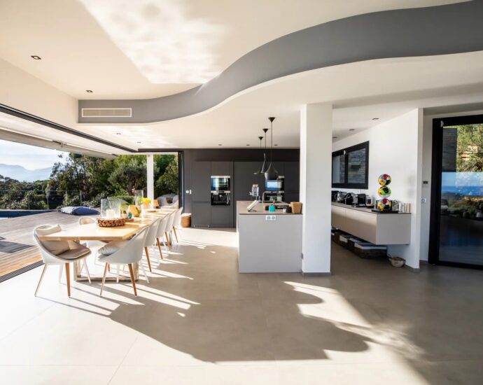 Saint-Cyprien, villa 6 chambres, piscine, vue mer panoramique, proche plage