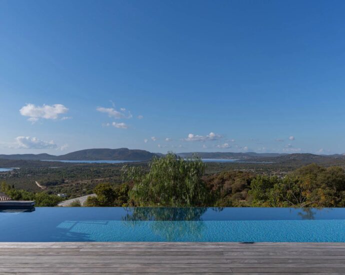 Saint-Cyprien, villa 6 chambres, piscine, vue mer panoramique, proche plage