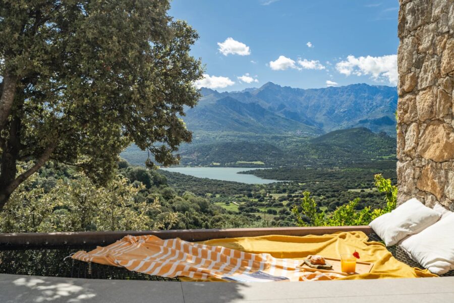Santa-Reparata Di Balagna, 4 chambres, piscine, vue panoramique lac et montagnes