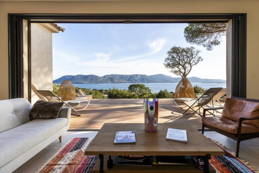 Porto-Vecchio, Marina Di Fiori,  Villa 4 chambres, piscine, vue mer, proche plage