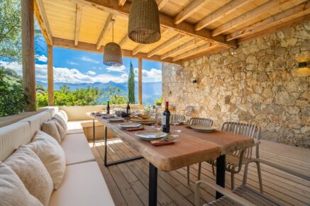 Santa-Reparata Di Balagna, 4 chambres, piscine, vue panoramique lac et montagnes