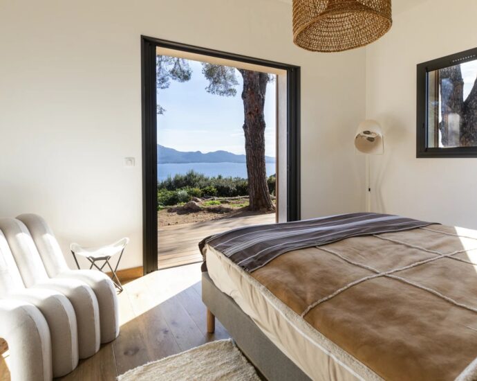 Porto-Vecchio, Marina Di Fiori,  Villa 4 chambres, piscine, vue mer, proche plage