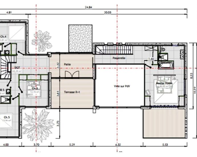 Arasu, Terrain à bâtir d&rsquo;environ 2 059 m&sup2; avec permis de construire, plage à pied
