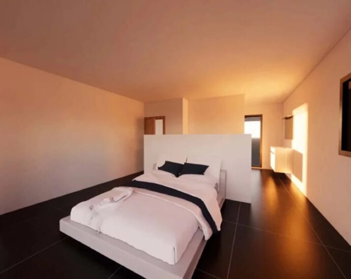 Arasu, Terrain à bâtir d&rsquo;environ 2 059 m&sup2; avec permis de construire, plage à pied