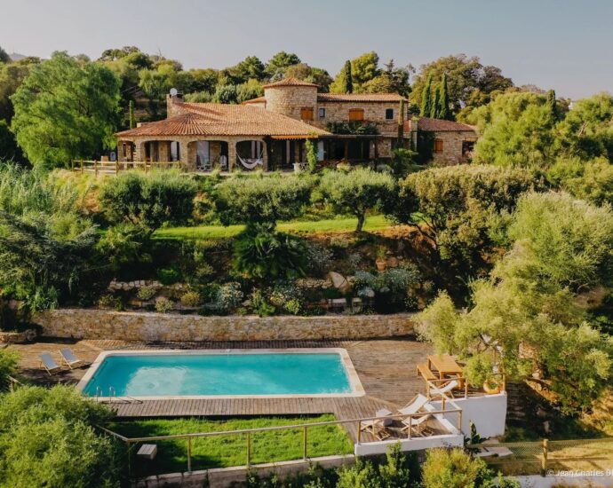 Ajaccio, villa 7 chambres, vue mer