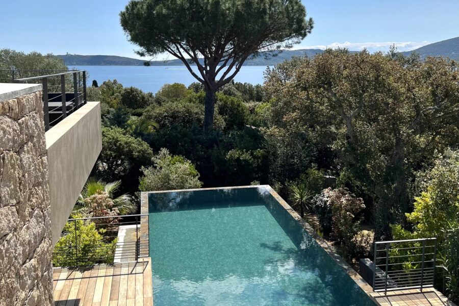 Porto-Vecchio, Domaine de Cala Rossa, villa 4 chambres, piscine, plage à pied