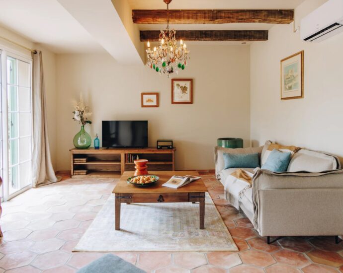 Balagne, Pigna, Villa 3 chambres, piscine, plage à pied