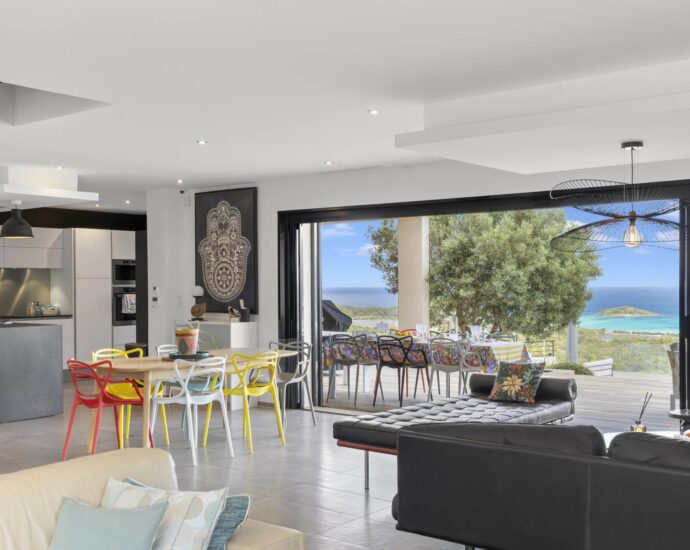 Saint-Cyprien, villa 5 chambres, appartement indépendant 2 chambres, piscine, vue mer, proche plage